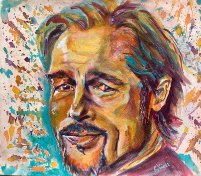 Sárm 20 év múlva  - 2022 akvarell 24x30 cm