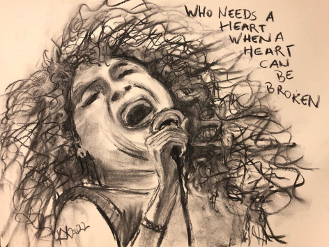 Turner - 2022 szénrajz 30x40 cm